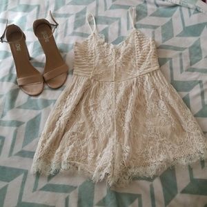 Lace romper!